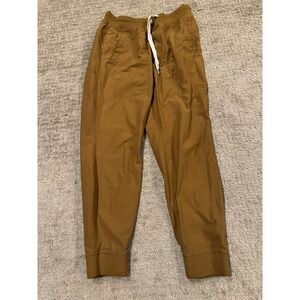 Vuori Jogger Pants Medium Meta Relaxed Tapered Leg Drawstring Tobacco (Q)